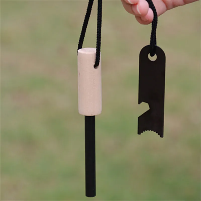 Magnesium Fire Starter - Nova pedernal portátil ao ar livre,